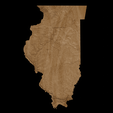 2.png Topographic Map of Illinois – 3D Terrain