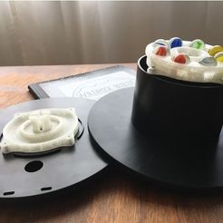d75a3ad6d484183c59560134ca066703_preview_featured.JPG Download free STL file Filament Spool Spray Paint Turntable! • 3D print template, wildrosebuilds