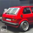 a6.jpg GOLF MK1 Rear window Louver for REVELL FUJIMI 1-24th and 1-18th