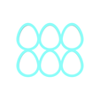 EGG-4.png Easter Egg Cookie Cutter | Multi Cutter | STL File