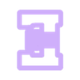 abecedario 2,5 cm - letra E.stl alphabet cutter 3D model - 2,5 cm