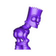 BART FIGURE.stl Bart Simpson "Mooning" - 3D Fan Art Statue - Presupported