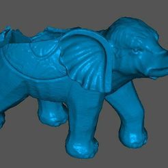 kwsndksa.jpg Archivo OBJ Elephant Flowerpot・Modelo de impresora 3D para descargar