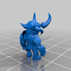 m1.png Free STL file doom eternal marauder toy・3D printer model to download