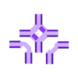 space_frame_1.stl Space Frame connector for PVC 1" pipe