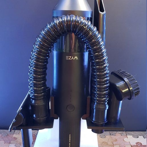 Download STL file Wyze Vacuum Wall Mount/Charging Station Tube Forward