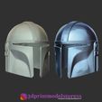 The Mandalorian Helmet_08.jpg The Mandalorian Helmet - Star Wars - 3D Printing Model