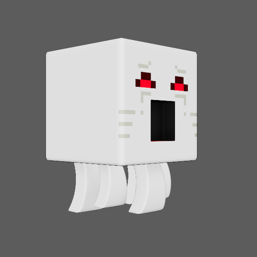 🦸 Minecraft Ghast Minifigure・ STL File for 3D printing・Cults