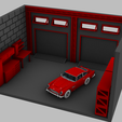 render2.png Diorama Garage | Diecast Garage | 1:64 1/64 |