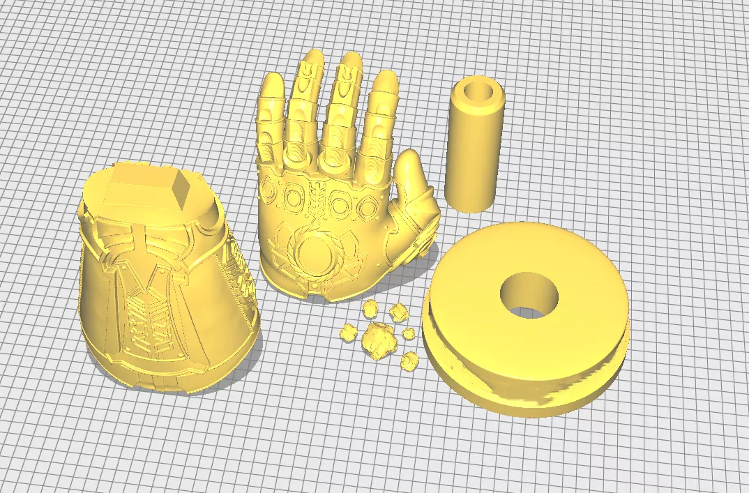 Free STL file Thanos Infinity Gauntlet 3D model for 3D Printing 3D ...