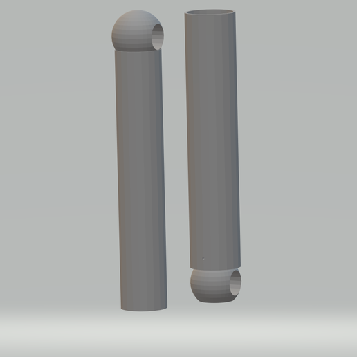 spring air piston 3D model