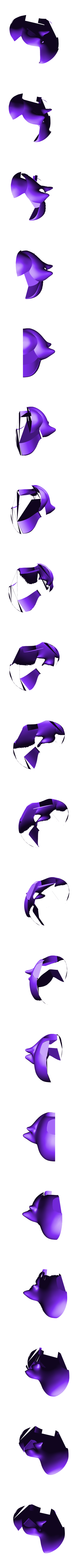 hair_left.stl Принцесса Пич из игр про Марио - разноцветный