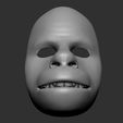 Shsda13.jpg Chewbacca mask face shell with articulated jaw