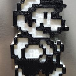 mario-bros.jpg Mario bros pixel art magnet