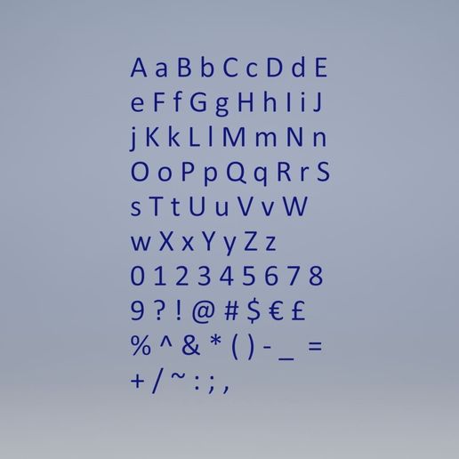 🆕 Alphabet Letters - Various Fonts・ STL File for 3D printing・Cults
