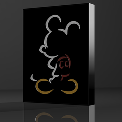 1.png Archivo 3D Lámpara Mickey・Plan para descargar y imprimir en 3D