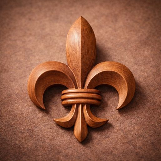 Fleur-de-Lis STL | CNC Decorative Ornament