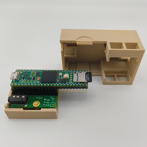 🛡️ Teensy 4.1 and Audio Shield Case・ 3MF File for 3D printing