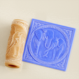 5.png Elephant Lovers Texture Roller Fichier STL - Téléchargement numérique