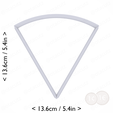 1-6_of_pie~5in-cm-inch-top.png Slice (1∕6) of Pie Cookie Cutter 5in / 12.7cm