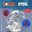 x600-Iron-Man-Vs-Steel.jpg x2 Iron Man Vs Steel  Crossover Marvel DC Comics by CG Pyro + ARK