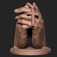 2.jpg Praying hands with base