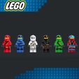 Ninjago-All-Character-11.jpg Fichier STL Lego - Ninjago Tous les personnages・Objet imprimable en 3D à télécharger