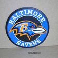 baltimore-ravens-escudo-letrero-rotulo-logotipo-impresion3d-campeones.jpg Baltimore Ravens, shield, sign, signboard, sign, logo, logo, 3dprint, teams, league, soccer