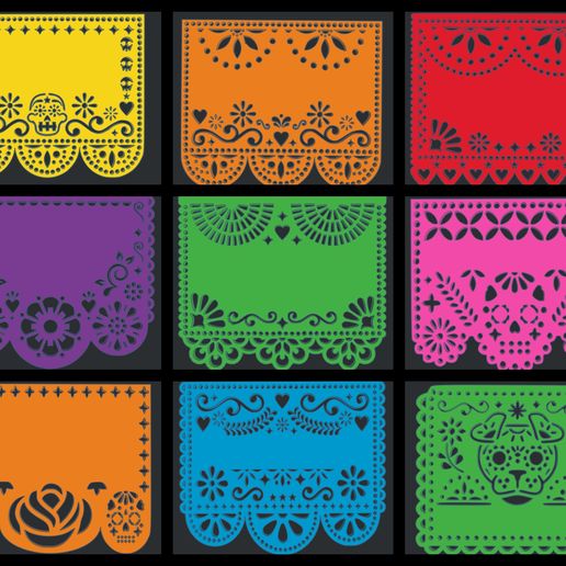 Day of the Dead papel picado