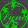 Lyna.png Lyna" Christmas bauble