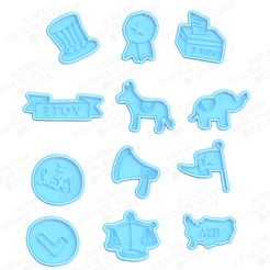 cover.jpg Political of USA cookie cutter set of 12