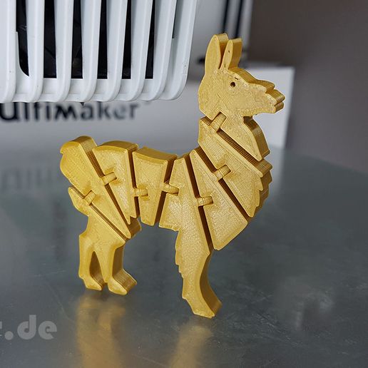 20190525_231946.jpg Free STL file Flexi Articulated Lama・3D printable model to download, jtronics