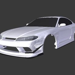 1.jpg Fichier STL Nissan Silvia S15 Vertex Edge 1:10・Design pour imprimante 3D à télécharger