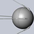 dfssdfdfsdfdf.jpg Sputnik Satellite 3D-Printable Detailed Scale Model