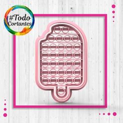 3166-pop-it-helado.164.jpg Archivo STL Cortante pop it・Modelo para descargar e imprimir en 3D
