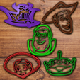 Todo.png STL file All high detailed cookie cutter sets (+150 cookie cutters)・3D printer model to download