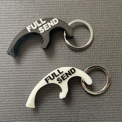 tempImagefUU5fm.jpg Full Send Shotgun Tool STL - Porte-clés pour canettes de bière Fichier d'impression 3D - Accessoire pour fêtes et boissons
