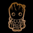 Baby Groot.png Guardians of the Galaxy cookie cutter set