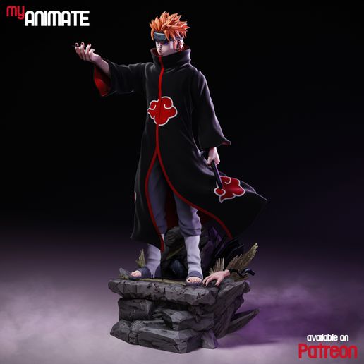 🗿 PAIN/NAGATO - 3D PRINTABLE FIGURE・ 3D File for 3D printing・Cults