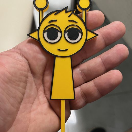 Sprunky Yellow Cake Topping 3D model