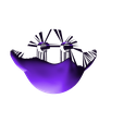 back_body.stl Бесплатный STL файл Бу из игр Марио - многоцветный・Модель 3D-принтера для загрузки