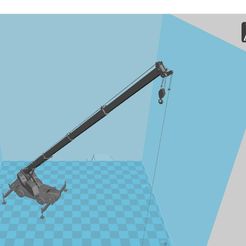 grue.jpg Файл STL Truck Crane・Шаблон для 3D-печати для загрузки