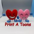 Snapshot5.jpg Larry and Lisa the love hearts - Print A Toons