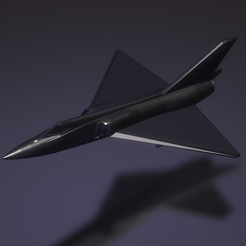 f106new.png Free STL file Convair F-106A Delta Dart・3D printable model to download