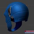 Captain_America_helmet_3d_print_model-08.jpg Fichier 3D Casque Captain America Cosplay・Modèle pour imprimante 3D à télécharger