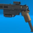 UPDATED_RENDER_W_MODS.JPG Archivo 3D gratis Fallout 4 - 10mm Pistol・Plan imprimible en 3D para descargar