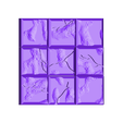 Ruins_-_Base_Tile_3x3_4.stl Фэнтезийная местность для варгеймов - Разрушенные участки стен