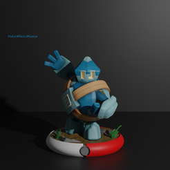 STL file Pokedex Galar Badge Pokemon Go 📛・3D printing model to
