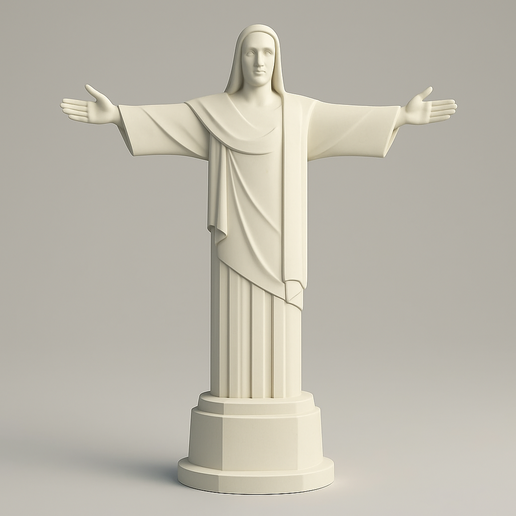 Christ the Redeemer Statue - 3D Printable Model | One of the New 7 Wonders of the World