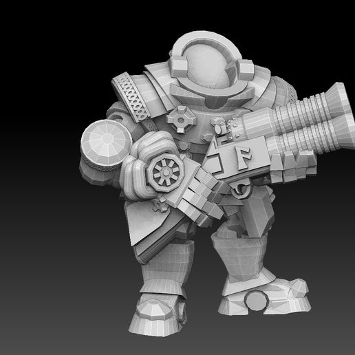 headless-dwarf.jpg Megapack de enanos espaciales sin cabeza de 28mm